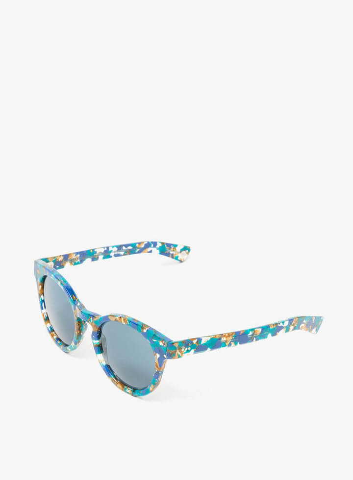 Bevelled Round Sunglasses Bevelled Round Sunglasses