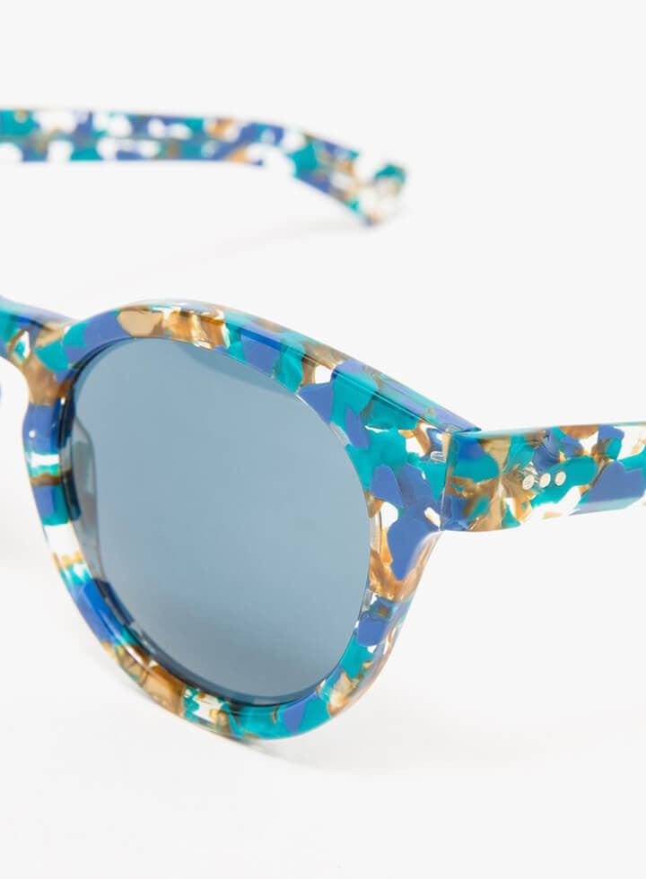 Bevelled Round Sunglasses Bevelled Round Sunglasses