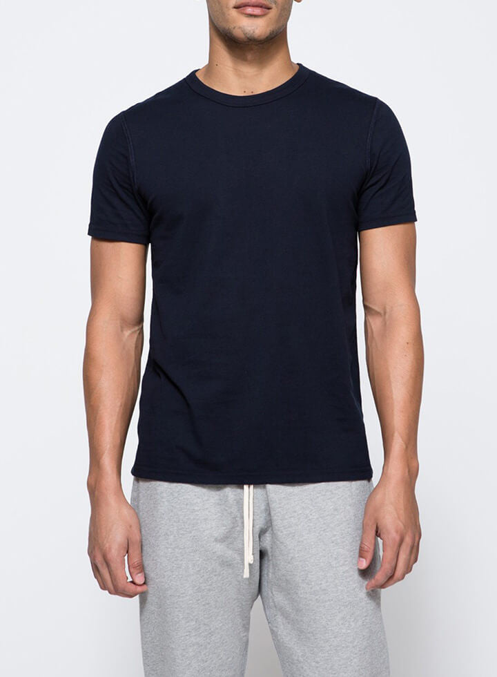PETITE Washed Navy Tee